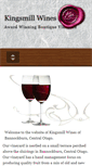 Mobile Screenshot of kingsmillwines.co.nz